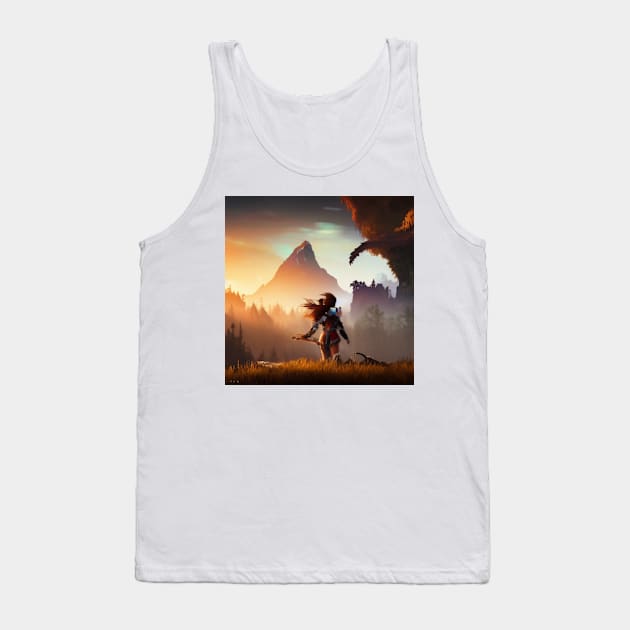 Horizon Zero Dawn Tank Top by Beastlykitty